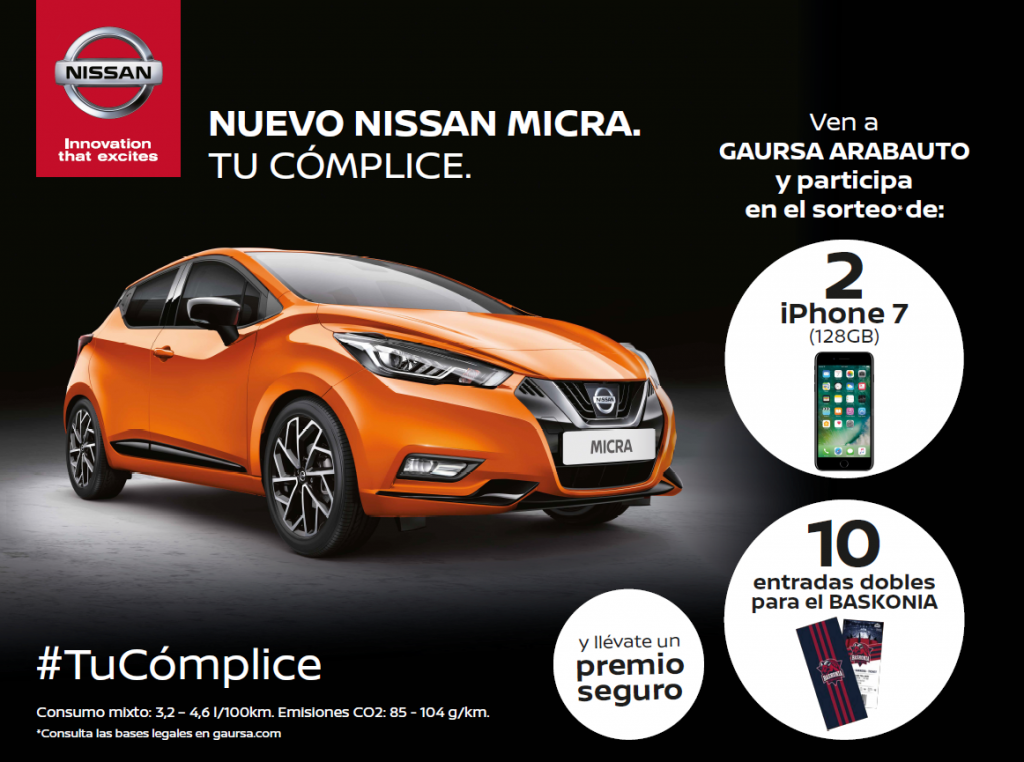 Campaña Nissan Micra Gaursa Arabauto 2017